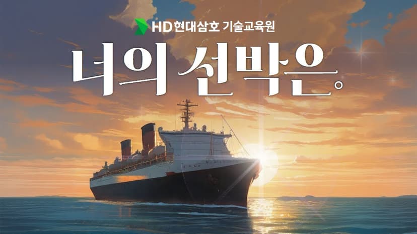 바다를 향한 우리의 이름, 선박... 너의 '선박'은🚢 | HD현대삼호 기술교육원 109기 기술연수생 모집 #너의이름은 #패러디 #홍보영상