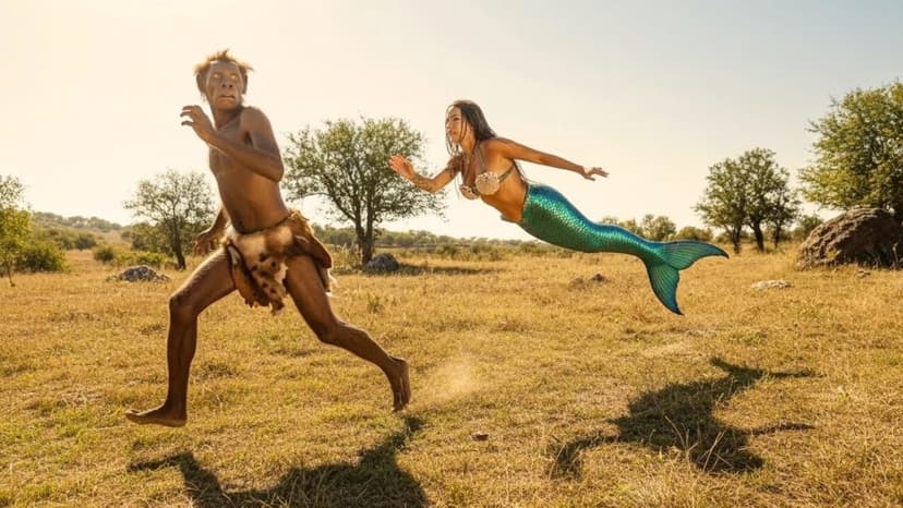 Life Million Years Ago | A Prehistoric Man Steals a Mermaid’s Pearl to Save His Wife