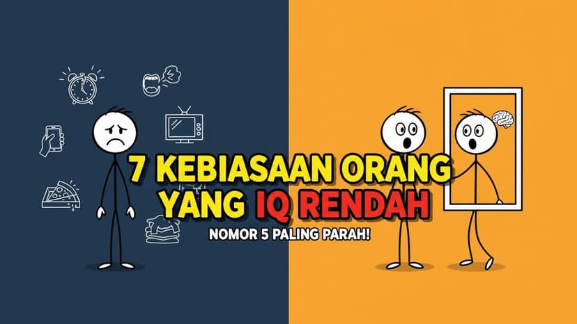 Tanda-Tanda Kecerdasan Rendah yang Disembunyikan di Balik Kebiasaan Sehari-hari